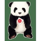 TEDDY HERMANN Sitting Panda 28 Cm - BLACK & WHITE - 28 cm