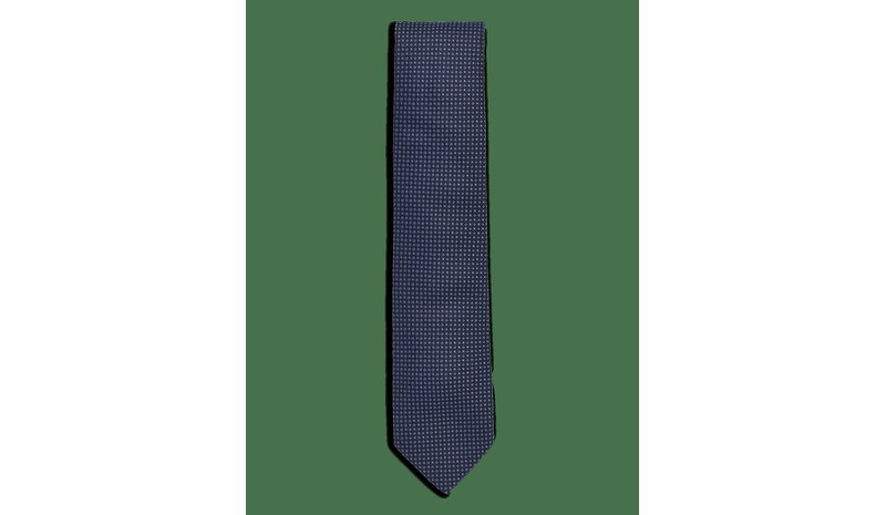 LINDBERGH BLACK Polyester Tie W?. Pattern 7 Cm - NAVY - One Size – kuva 1/2