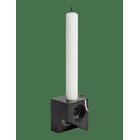 WOUD Jeu De Dés 2 Candle Holder - BLACK MARBLE - One Size