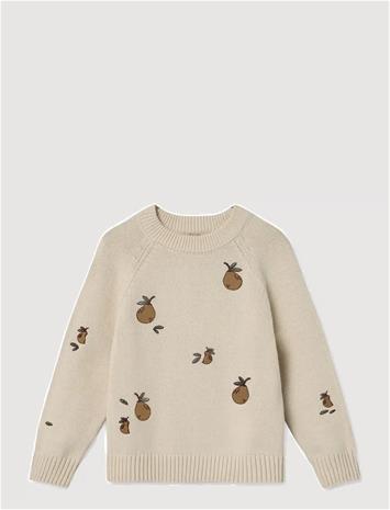 FLIINK Mahdi Pear Pullover - SANDSHELL - 116/120 – kuva 1/2