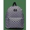 VANS Old Skool Grom Check Backpack - BLACK/WHITE - One Size – kuva 1