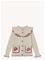 FLIINK Nova Embr. Ruffle Cardigan - SANDSHELL - 92/98 – kuva 1