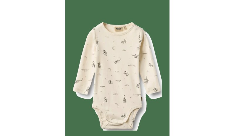 WHEAT Body L/S Freddie - DREAMING MOUSE - 80 – kuva 1/2