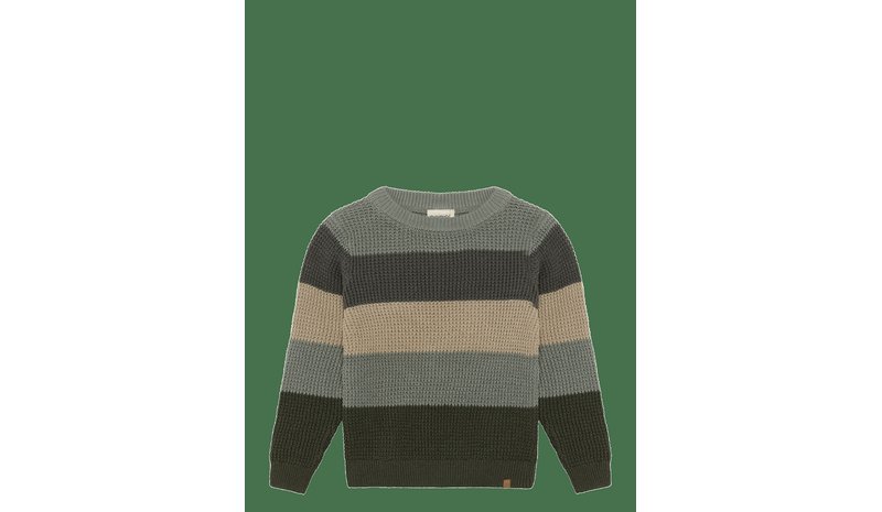 MINYMO Pullover Ls Knit - BEETLE - 140 – kuva 1/2