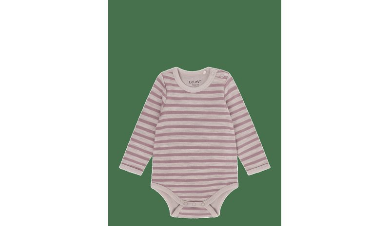 CELAVI Body Ls - Yd Stripe - GRAPE SHAKE - 60 – kuva 1/2