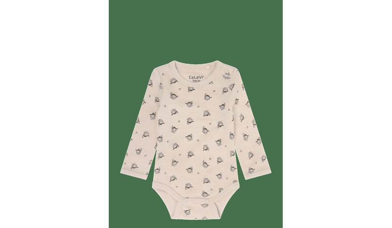 CELAVI Body Ls - Aop - MOCHA MERINGUE - 90 – kuva 1/2