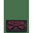 LINDBERGH BLACK Polyester Bow Tie - BORDEAUX - One Size