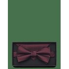 LINDBERGH BLACK Polyester Bow Tie With Dotspolyester Bow Tie With Dots - BORDEAUX - One Size