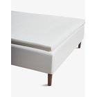 JUNA Percale Kuvertlagen 120X200 Cm Hvid - WHITE - 120X200 cm