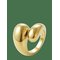 BUD TO ROSE Drop Ring Silver - GOLD - S – kuva 1