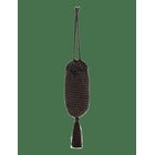 MANGO Beaded Handbag - DARK BROWN - One Size