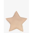 NOBODINOZ Lin Français Star Cushion 38X38 - SAND - 38X38X10 cm