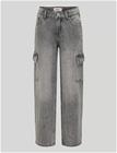 KIDS ONLY Kogharmony Wide Crgo Carrot Azg414 Noos - DARK GREY DENIM - 146