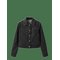 MANGO Fitted Denim Jacket With Pockets - BLACK - M – kuva 1