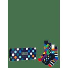 HAPPY SOCKS 4-Pack Multi-Color Socks Gift Set - NAVY - 41-46
