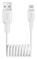 Puro 12W USB-A Spiral Cable - Lightning 1m - White – kuva 4