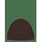 UPFRONT Elliot Merino Beanie - DK BROWN - One Size – kuva 1