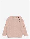 COPENHAGEN COLORS Knitted Jumper - SOFT PINK - 110