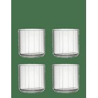DESIGN LETTERS Pyjamas Drinking Glass (Set Of 4Pcs) - CLEAR - 280 ml