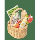 TENDER LEAF Wicker Shopping Basket - MULTI - One Size