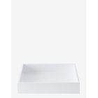 MOJOO Lux Lacquer Tray - WHITE - 19X19X3.5 cm