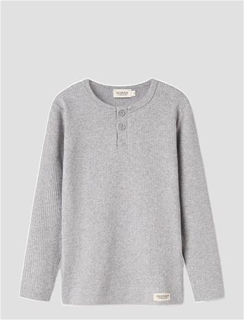 MARMAR COPENHAGEN Tee Ls - LIGHT GREY MELANGE - 110 – kuva 1/2