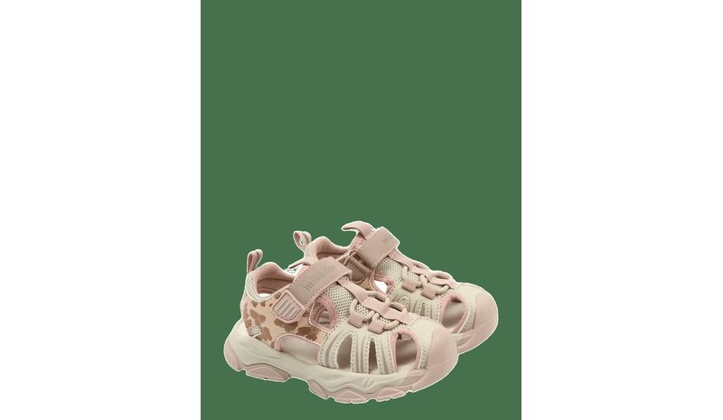 MIKK-LINE Sandal Mesh W Velcro - CINDER - 32 – kuva 1/2