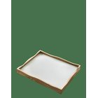 AIDA Raw Teak - Bakke Vendbar 38 X31X4,5 Cm. Tykkelse 0,9 Cm - TEAK - One Size