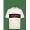 FRED PERRY Embroidered Panel Tee - ECRU - XS – kuva 1