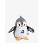FISHER-PRICE Plush Tummy Time Toy, Flap & Wobble Penguin, Newborn Musical Toy - MULTI COLOR - One Size