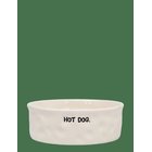 ANNA + NINA Hot Dog Pet Bowl - WHITE - 350 ml