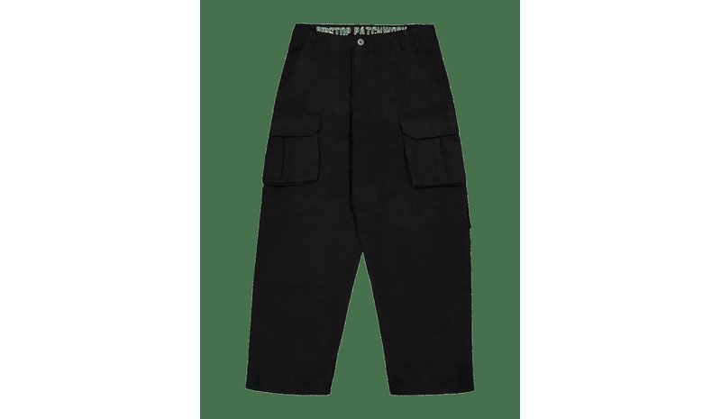 ALPHA INDUSTRIES Ripstop Patchwork Pant - BLACK - 30 – kuva 1/2
