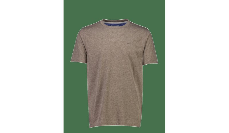 BISON Basic O-Neck Tee With Small Bison Logo - STONE - 3XL – kuva 1/2