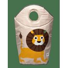 3 SPROUTS Laundry Basket - YELLOW - LION - 56 cm X 28 cm X 48 cm