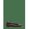 MANGO Leather Ankle Strap Ballet Flats - DARK BROWN - 40 – kuva 1