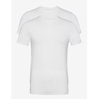 RESTERÖDS Tee 2-Pack Bamboo - VIT - XXL