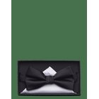LINDBERGH BLACK Polyester Bow Tie - BLACK - One Size