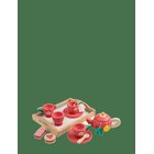 TENDER LEAF Tea Tray Set - Strawberry - RED - One Size