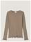 MADS NØRGAARD Pointella Trudy Tee Ls - WALNUT - 176 – kuva 1