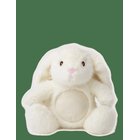 TEDDYKOMPANIET Baby Nattlampa Med Ljud, Kanin - WHITE - 25 cm