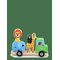 VILAC Tractor With Trailer And Stacking Animals - MULTI - One Size – kuva 1