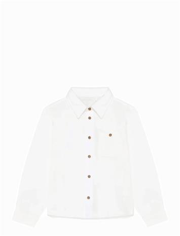 MINYMO Shirt Ls - SNOW WHITE - 98 – kuva 1/2