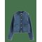 LINDEX Denim Jacket - MEDIUM DENIM - XS – kuva 1
