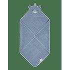 PIPPI Hooded Baby Towel - DUSTY BLUE - 8383 cm