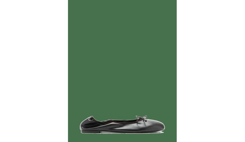 MANGO Ballet Pump With Elastic Bow - DARK BROWN - 36 – kuva 1/2