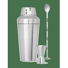 ROSENDAHL Rosendahl Bar Set, Shaker H20, Jigger 2/4Cl, Stirring Spoon H31 Cm - STEEL - H20