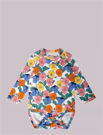 MINI RODINI Violas Aop Ls Body - MULTI - 68/74 – kuva 1/2