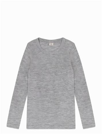 CELAVI Blouse Ls - Solid - ALLOY MELANGE - 90 – kuva 1/2