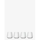 LUIGI BORMIOLI Water Glass Optica 4 Pcs - TRANSPAREN - 45 CL