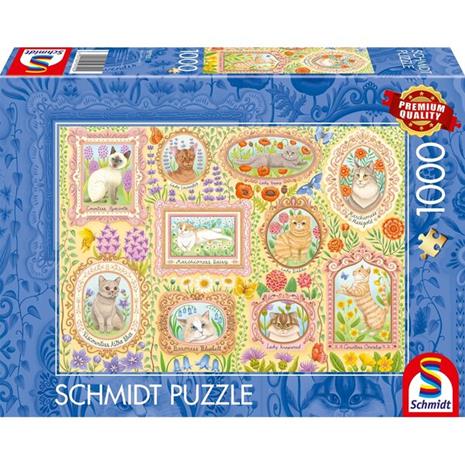 Schmidt Aristocratic Cats in Full Bloom 1000p palapeli